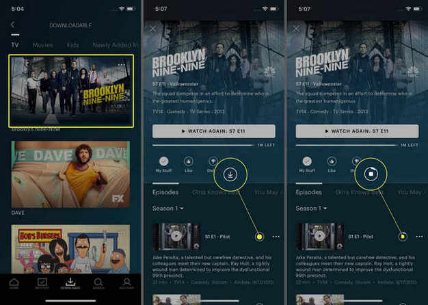 download hulu video on android using the hulu app